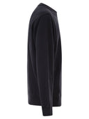 Stone Island Regular Fit Crew Neck Sweatshirt With Seasonal Pocket