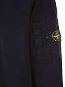 Stone Island Regular Fit Crew Neck Sweatshirt With Seasonal Pocket