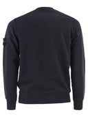 Stone Island Regular Fit Crew Neck Sweatshirt With Raglan Sleeves