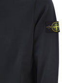 Stone Island Regular Fit Crew Neck Sweatshirt With Raglan Sleeves