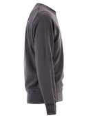 Stone Island Regular Fit Crew Neck Sweatshirt With Raglan Sleeves