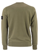 Stone Island Regular Fit Crew Neck Sweatshirt With Raglan Sleeves