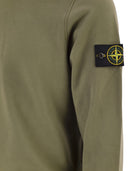 Stone Island Regular Fit Crew Neck Sweatshirt With Raglan Sleeves