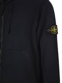 Stone Island Regular Fit Hoodie With Zip And Pockets