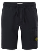 Stone Island Regular Fit Jogger Shorts With Cargo Pocket