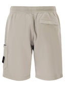 Stone Island Regular Fit Jogger Shorts With Cargo Pocket