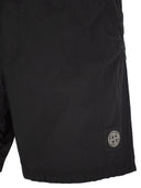 Stone Island Regular Length Swim Shorts With Pockets