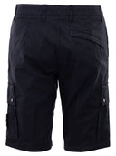 Stone Island Slim Fit Cargo Bermuda Shorts With Zip Pockets