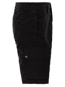 Stone Island Slim Fit Cargo Bermuda Shorts With Zip Pockets