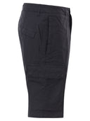 Stone Island Regular Fit Cargo Bermuda Shorts With Zip Pockets