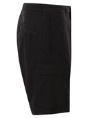 Stone Island Regular Fit Cargo Bermuda Shorts With Zip Pockets