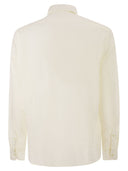Mc2 Saint Barth Cotton Poplin Shirt With Embroidered Logo