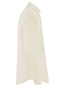 Mc2 Saint Barth Cotton Poplin Shirt With Embroidered Logo