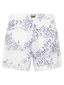 Vilebrequin Women’s Linen Shorts With Lavender Print