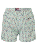 Mc2 Saint Barth Lightweight Fabric Swim Boxer Shorts With Print