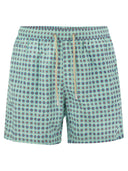 Mc2 Saint Barth Lightweight Fabric Swim Boxer Shorts With Print