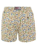 Mc2 Saint Barth Lightweight Fabric Swim Boxer Shorts With Print