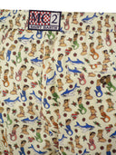 Mc2 Saint Barth Lightweight Fabric Swim Boxer Shorts With Print