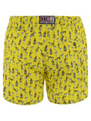 Mc2 Saint Barth Lightweight Fabric Swim Boxer Shorts With Print
