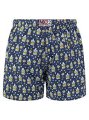 Mc2 Saint Barth Lightweight Fabric Swim Boxer Shorts With Print