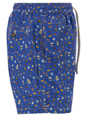 Mc2 Saint Barth Lightweight Fabric Swim Boxer Shorts With Print