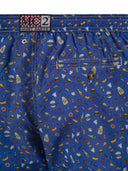Mc2 Saint Barth Lightweight Fabric Swim Boxer Shorts With Print