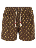 Mc2 Saint Barth Lightweight Fabric Swimming Costume With Print
