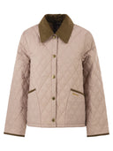 Barbour Liddesdale Quilted Short Jacket With Cord Collar