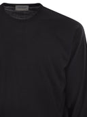 John Smedley Lundy Crew Neck Jumper In Extra Fine Merino Wool