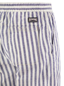 Vilebrequin Striped Cotton And Linen Bermuda Shorts
