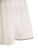 Brunello Cucinelli Stretch Cotton Poplin Shirt With Shiny Cuff Details