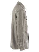 Brunello Cucinelli Virgin Wool Over Shirt With Pockets
