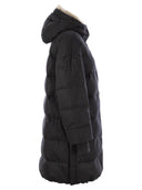 Brunello Cucinelli Pure New Wool Down Jacket With Sheepskin Hood