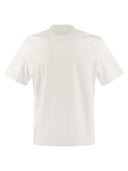 Brunello Cucinelli Cotton Jersey V Neck T Shirt