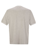 Brunello Cucinelli Cotton T Shirt With Printed Logo