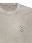 Brunello Cucinelli Cotton T Shirt With Printed Logo