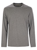 Brunello Cucinelli Crew Nou Cotton Jersey T-shirt avec manches longues