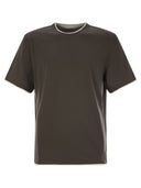 Brunello Cucinelli Slim Fit Crew Neck T Shirt In Lightweight Cotton Jersey