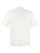 Brunello Cucinelli Slim Fit Crew Neck T Shirt In Lightweight Cotton Jersey