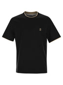Brunello Cucinelli Slim Fit Crew Neck T Shirt In Lightweight Cotton Jersey