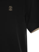 Brunello Cucinelli Slim Fit Crew Neck T Shirt In Lightweight Cotton Jersey