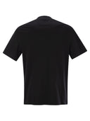 Brunello Cucinelli Crew Teck Algody Jersey Camiseta con logotipo impreso