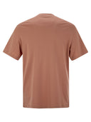 Brunello Cucinelli Crew Neck Cotton Jersey T Shirt With Printed Logo