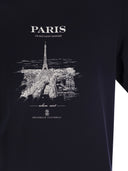 Brunello Cucinelli Paris T -Shirt im Baumwolltrikot