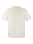 Brunello Cucinelli Cotton Jersey T Shirt With Print
