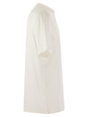 Brunello Cucinelli Cotton Jersey T Shirt With Print