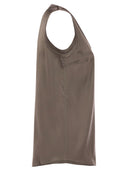 Brunello Cucinelli Stretch Silk Satin Top