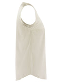 Brunello Cucinelli Stretch Silk Satin Top