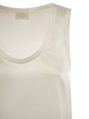 Brunello Cucinelli Stretch Silk Satin Top