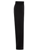 Brunello Cucinelli Track Trousers In Stretch Silk Satin